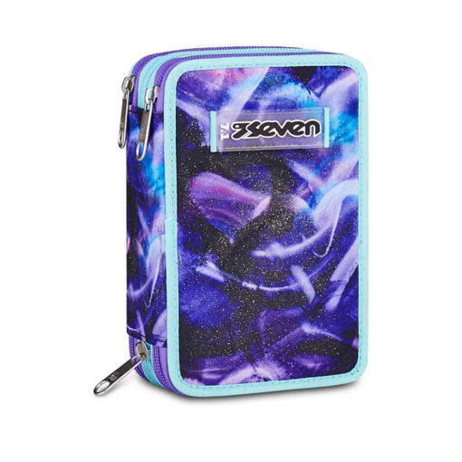 Picture of SEVEN 3 ZIPPER LOVEPASS PENCIL CASE